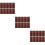 90 Pcs Sandpaper Flannel Square Combination 10