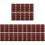 90 Pcs Sandpaper Flannel Square Combination 3
