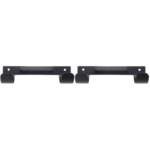 2Pcs Ironing Board Organizer Black Storage Hook for Wall Mount 2