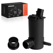 Windshield Washer Pump for Hyundai Kia Chevrolet Pontiac Suzuki 12V Replacement with Grommet