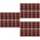 90 Pcs Sandpaper Flannel Square Combination 7