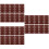 90 Pcs Sandpaper Flannel Square Combination 8