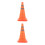 2Pcs Foldable Orange Road Traffic Cones for Emergency and Events 4