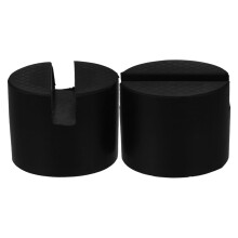 10Pcs Universal Black Rubber Jack Pads for Trailer Vehicle Lifting
