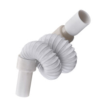 2St Witte Waterafvoer S- ABS Voor Wasbak En Toilet