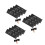 12 Pcs Leather Microphone Case Storage Pouch For Travel 7