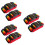 6Pcs Heavy Duty Luggage Strap with 3 Digit Lock Multi Color Utility 7