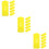 30Pcs Yellow Plastic Breeding Cage Beekeeper Equipment Tool 8