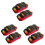 6Pcs Heavy Duty Luggage Strap with 3 Digit Lock Multi Color Utility 2