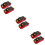 6Pcs Heavy Duty Luggage Strap with 3 Digit Lock Multi Color Utility 9