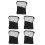 5Packs Black Activated Carbon Filter Material for Home Aquarium Use 3