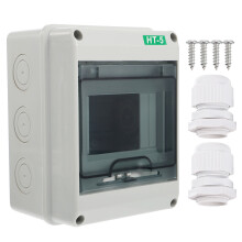 2Pcs Durable Ht-5 Outdoor Waterproof Plastic Wiring Junction Box