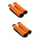 4Pcs Durable Orange Luggage Handle Covers Travel Essentials Grip Wraps 9