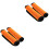 4Pcs Durable Orange Luggage Handle Covers Travel Essentials Grip Wraps 5