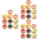 54Pcs Assorted Color Mini Fake Cake Models Resin Artificial Decor Set 7