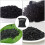 5Packs Black Activated Carbon Filter Material for Home Aquarium Use 9