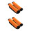 4Pcs Durable Orange Luggage Handle Covers Travel Essentials Grip Wraps 7