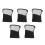 5Packs Black Activated Carbon Filter Material for Home Aquarium Use 8