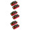 6Pcs Heavy Duty Luggage Strap with 3 Digit Lock Multi Color Utility 8