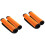 4Pcs Durable Orange Luggage Handle Covers Travel Essentials Grip Wraps 6