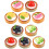 54Pcs Assorted Color Mini Fake Cake Models Resin Artificial Decor Set 2