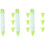 3Pcs Silicone Cake Decorating Pens Green Easy Fill Chocolate Writing 5