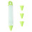 3Pcs Silicone Cake Decorating Pens Green Easy Fill Chocolate Writing 2