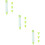 3Pcs Silicone Cake Decorating Pens Green Easy Fill Chocolate Writing 10