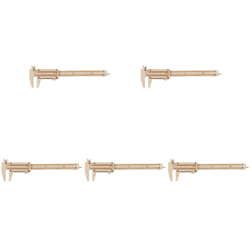 5Pcs Wear-Resistant Woodworking Calipers with Clear Engraved Scale 2