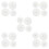 20Pcs White Plastic Fermentation Grid Plate for Home Pickling Jars 5