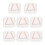 4Pcs Simple White Nose Clips Swimming Pool Nose Protector Waterproof 1
