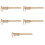 5Pcs Wear-Resistant Woodworking Calipers with Clear Engraved Scale 8