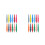 24Pcs Bulk Washable Triangular Crayons for Toddlers Supplies 6