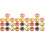 54Pcs Assorted Color Mini Fake Cake Models Resin Artificial Decor Set 5