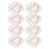 4Pcs Simple White Nose Clips Swimming Pool Nose Protector Waterproof 10