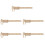 5Pcs Wear-Resistant Woodworking Calipers with Clear Engraved Scale 7