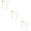 3 Pcs Embroidery Kits Fan Making Materials For Adults Tools 7