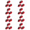 24 Pcs Tie Heavy Plastic Shoulder Strap 10