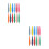 24Pcs Bulk Washable Triangular Crayons for Toddlers Supplies 8