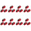 24 Pcs Tie Heavy Plastic Shoulder Strap 2