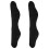 10Pcs Black Plush Sleep Ear Muffs Noise Blocking Comfortable Headband 1