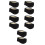 10Pcs Black Plush Sleep Ear Muffs Noise Blocking Comfortable Headband 5