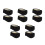 10Pcs Black Plush Sleep Ear Muffs Noise Blocking Comfortable Headband 4