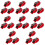 24 Pcs Tie Heavy Plastic Shoulder Strap 8
