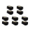 10Pcs Black Plush Sleep Ear Muffs Noise Blocking Comfortable Headband 9