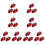 24 Pcs Tie Heavy Plastic Shoulder Strap 3