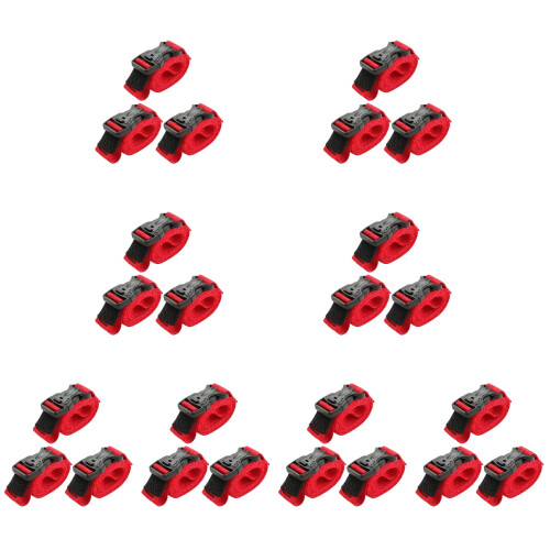 24 Pcs Tie Heavy Plastic Shoulder Strap 2