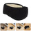 10Pcs Black Plush Sleep Ear Muffs Noise Blocking Comfortable Headband 10