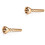 2pcs Trumpet Replacement Copper Trumpet (Golden) 3