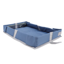 Faltbarer Flugzeug-Tischdeckel für Kinder & Erwachsene, Steinblau, 39x27x6 cm
